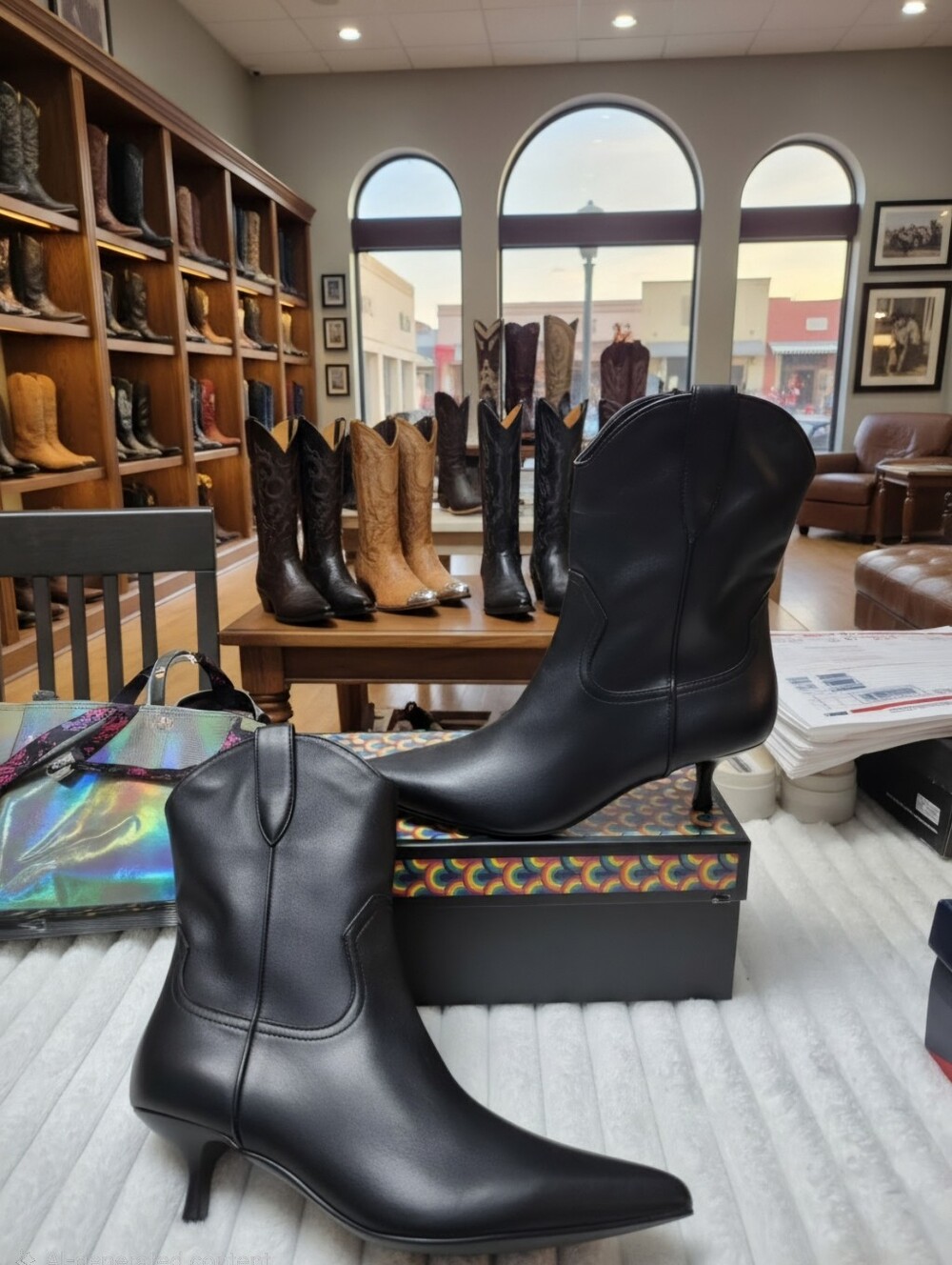 STEVEN NEW YORK STEVE MADDEN BANA WESTERN BOOTIES BOOTS WOMEN'S SZ 8 M $169